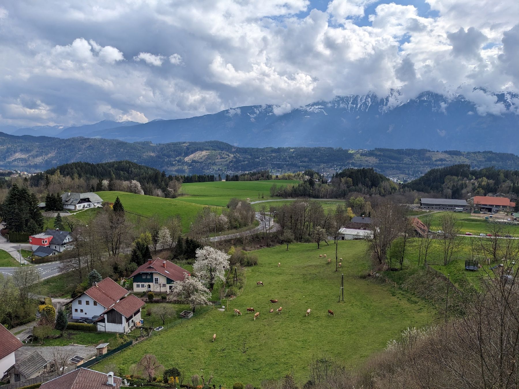 The view from the Sommeregg castle